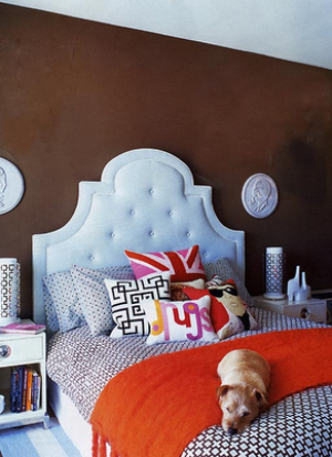 Bright color decor pictures - JonathanAdler bedroom via myLusciousLife blog.png
